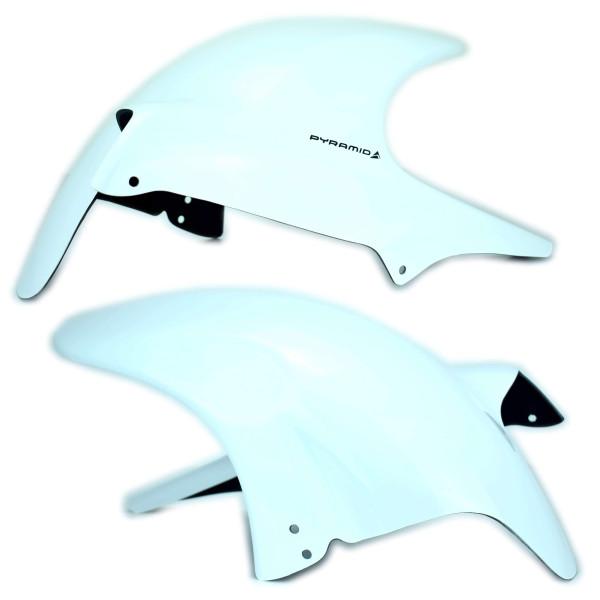Pyramid Plastics Pyramid hugger | gloss white | suzuki gsf 1250 bandit 2007>2016